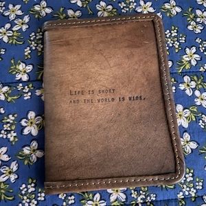 Sugarboo & Co leather passport case NWT